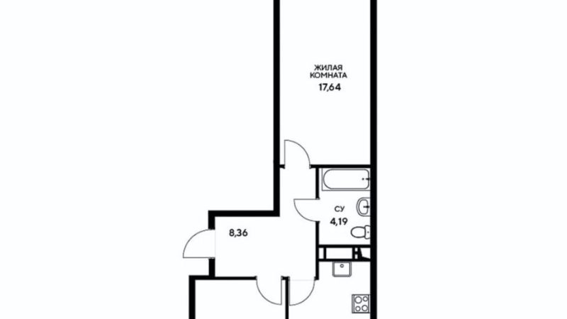 Продам 2-комнатную квартиру от застройщика, 60.04 м², Анапа, Корпус                                                     3.3